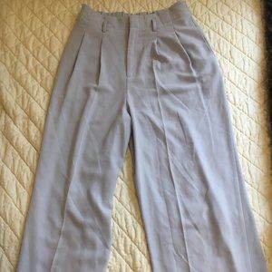 Uniqlo Drape Wide Leg Pants in Lilac